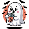 Sweet Ghost Coffee Enjoyment Design