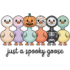Halloween Just A Spooky Goose Ducks