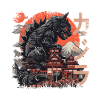 Catzilla Kaiju Cat Japan