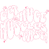 Big Muscles Fun Slogan Design
