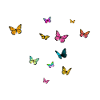 Schöner Mädchenname mit Schmetterlingen MATHILDA