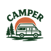 Camping Van Nature Motivation