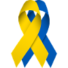 Two ribbons for Ukraine