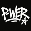 Graffiti Style Power Text Design