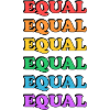 Rainbow Equality Text