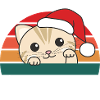 merry catmas funny cat Christmas pun