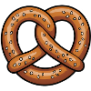 Pretzel Heart Illustration