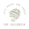 Halloween Zombie Scream Design