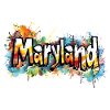 Maryland Art Splash Design