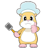 Hamster Cook Spatula Cooking