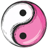 Yin and Yang pink version :)