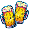 Bier Comic Bierglas