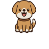 Funny dog with index card design