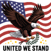 Aigle et drapeau