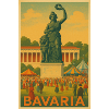 Bavaria Festival Statue Illustration