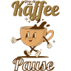 Fröhlicher Kaffeetanz