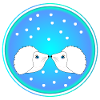 Hedgehog Couple Winter Snow