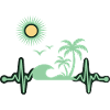 Vacances tropicales à la mer