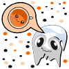 AUTUMN HALLOWEEN GHOST PUMPKIN SPICE