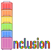INCLUSION PRIDE RAINBOW SUITCASE