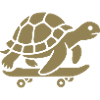 Minimalist Turtle Skateboard Skateboard