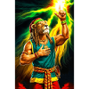 Rastafarian Humanoid Lion