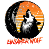 Wolf Spirit EINSAMER WOLF Retro Lustiges