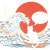 Bruh Cat Japanese Wave Aesthetic