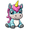Süßer Baby-Einhorn-Charakter