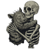 Wombat Skeleton Love