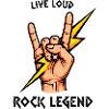 Rock Legend Hand Sign Design