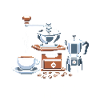 Combo chain: Grind, Brew, Repeat | Coffee