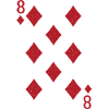 Kartenmuster 8 Karo design auf Kleidung