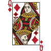 Queen of Diamonds Doppelkopf Romme
