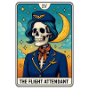 Skull Pilot Tarot Design