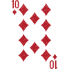Ten Diamonds Rummy Double Head