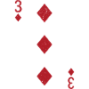 Three Diamonds Card Doppelkopf Romme
