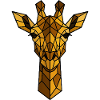 Geometric Giraffe Illustration