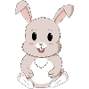 Lapin mignon kawaii