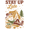Funny Camping Camper Starry Sky