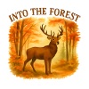 Into the Forest – Autumnal Deer