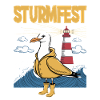 Lighthouse Melody with Seagull