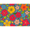 Blumenmuster im Boho-Design