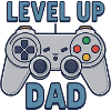 Level Up Dad – Gamer Controller Gift