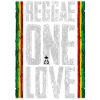 Reggae Love Design with African Stripes