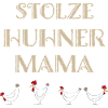Funny Chickens Mom Illustration
