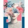 Abstract floral femininity