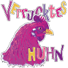 Buntes verrücktes Huhn