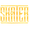 Skateboard Kickflip - Skater Lettering