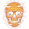 Crâne Bonbons Graphique Halloween